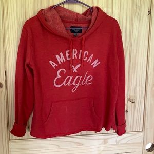 American Eagle Crop Hoodie
